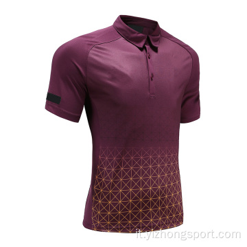 Polo da uomo Dry Fit Rugby Wear Polo Plaid